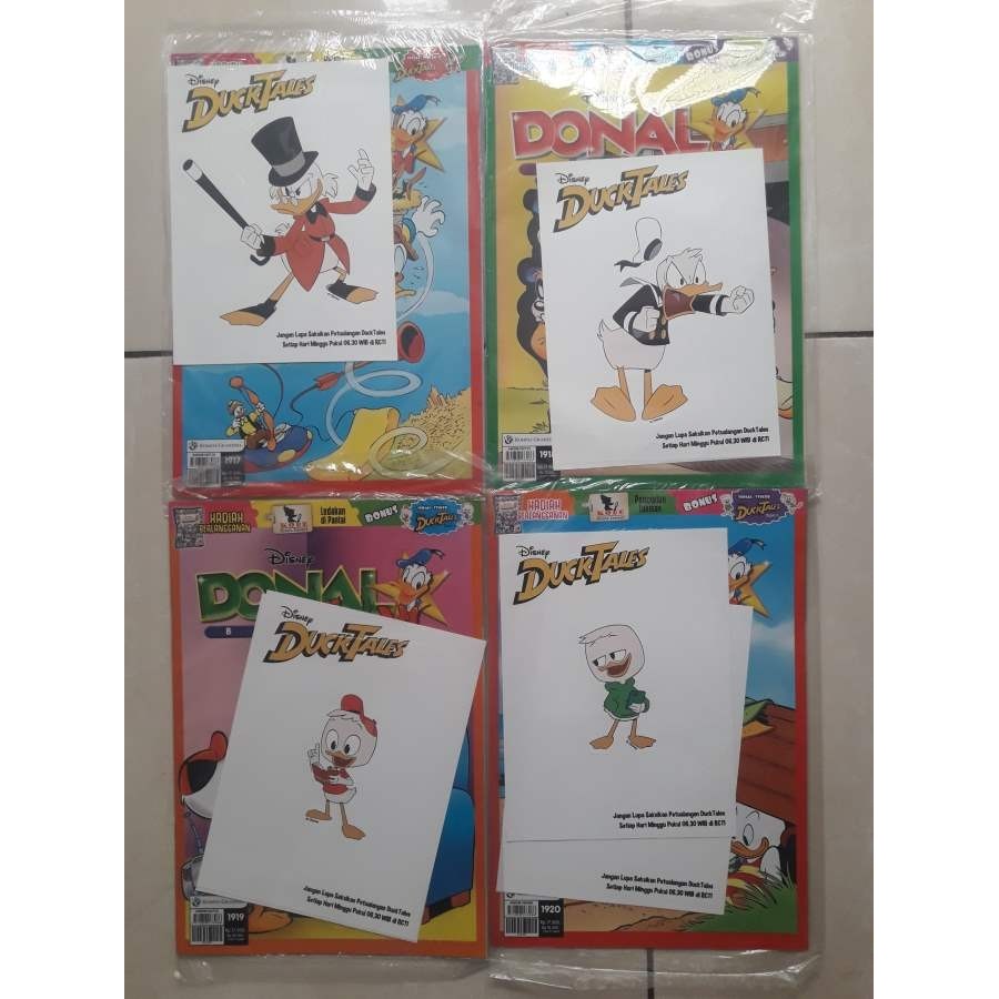 BUKU KOMIK DONAL BEBEK Mingguan 1 SET No 1917  1920 / Koleksi