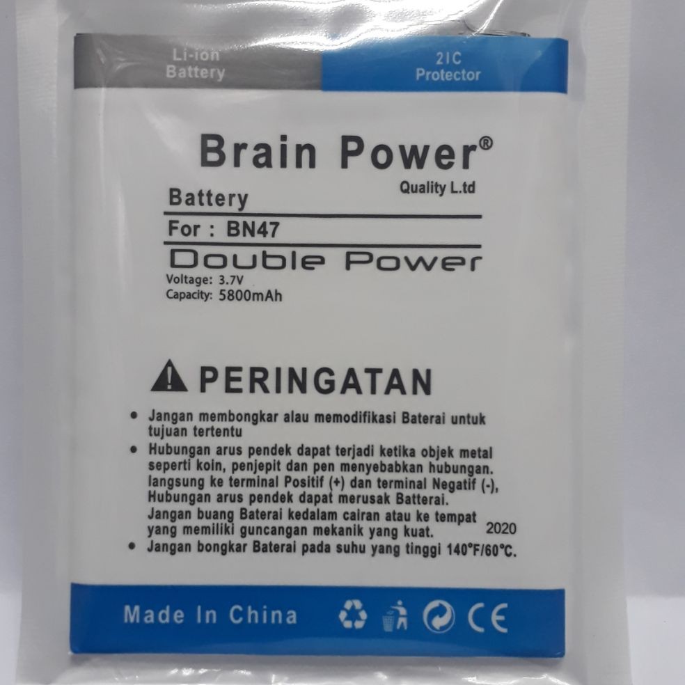 BATERAI DOUBLE POWER BN47/ REDMI 6 PRO A2 LITE BN 47