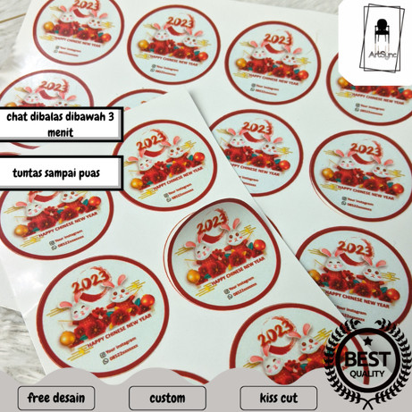 

Syncart Print Stiker Label Imlek Ucapan Selamat Tahun Baru Sticker Imlek Custom Bulat Free Desain