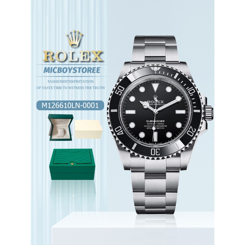 ROLEX Submariner Series 2020 Black Water Ghost Automatic Mechanical Movement Date Display Men's Swis