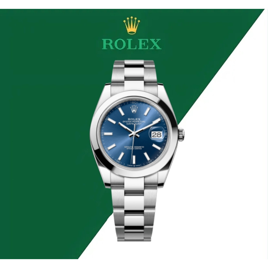 Rolex【100% Original】Original RΟLΕΧ Jam Tangan Pria M126300-0001 Automatic 18CT Gold Bahan Teflon 41m