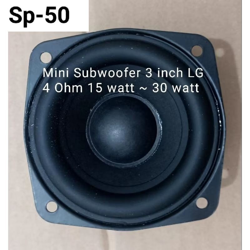 Speaker subwoofer 3 inch LG 4 Ohm 15watt ~ 30watt