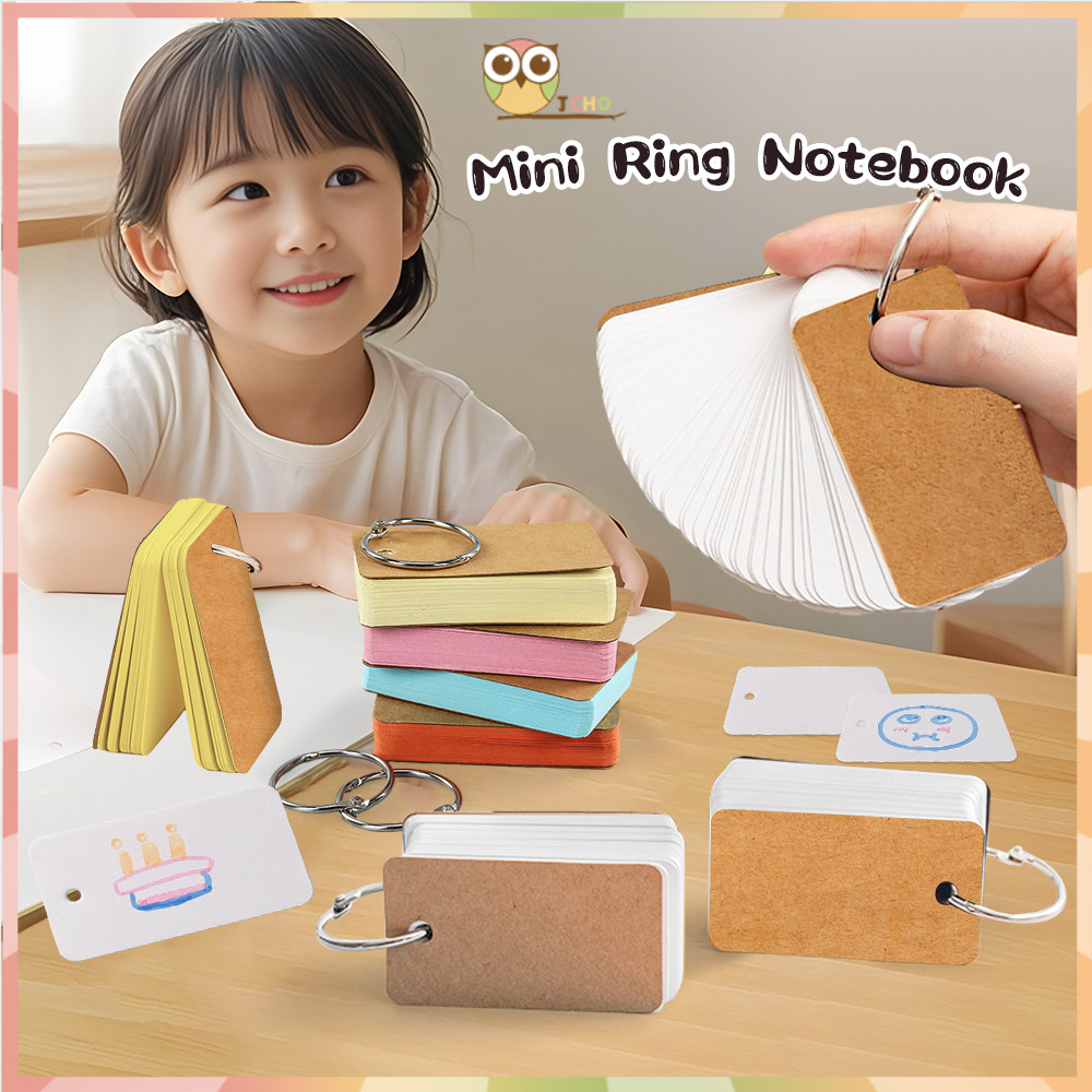 

JCHO Flash Card Kartu Buku Kata Portabel Notepad Perlindungan Mata