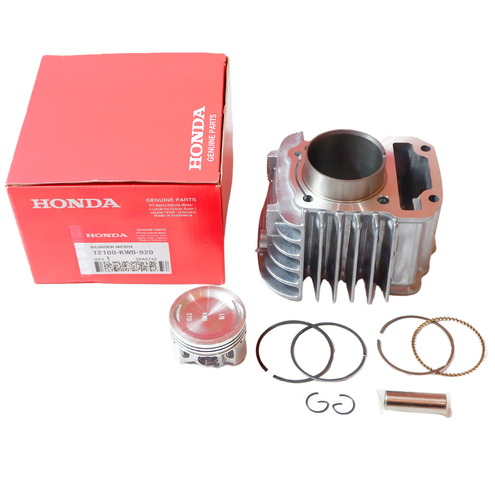 Blok Revo 110 Mesin 1 Set Piston Ring Seker Honda Blade 110 / Paket Blok Seher Motor Revo Fit KWB