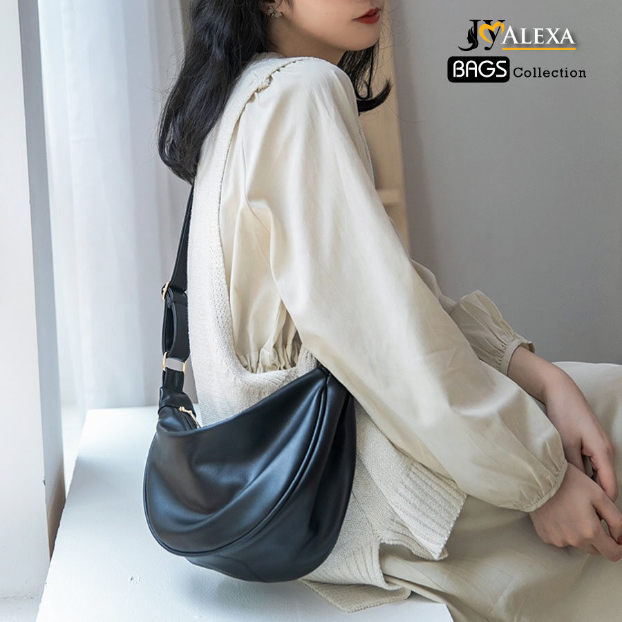 Tas slempang wanita kulit sintetis UNILO simple & elegan