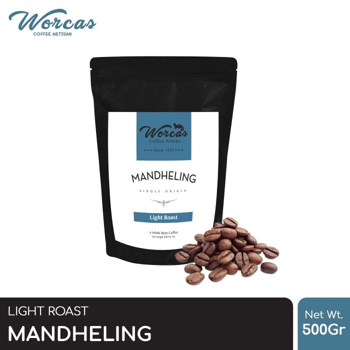 

Kopi Arabica Mandheling 500 Gram Light Roast (Biji/Bubuk) - KOPI BIJI