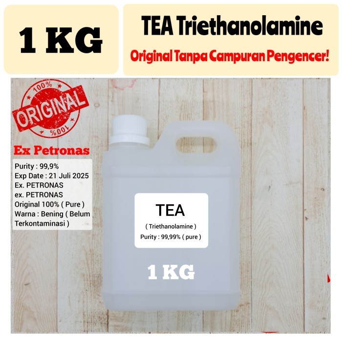 

TEA Triethanolamine 1 KG / TEA 1 KG / Pengental Carbomer/Carbopo