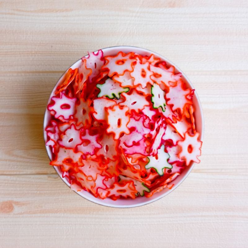 

Kerupuk Tersanjung 500gr Bentuk Bunga - Kerupuk Bawang Mentah Gurih Promo COD