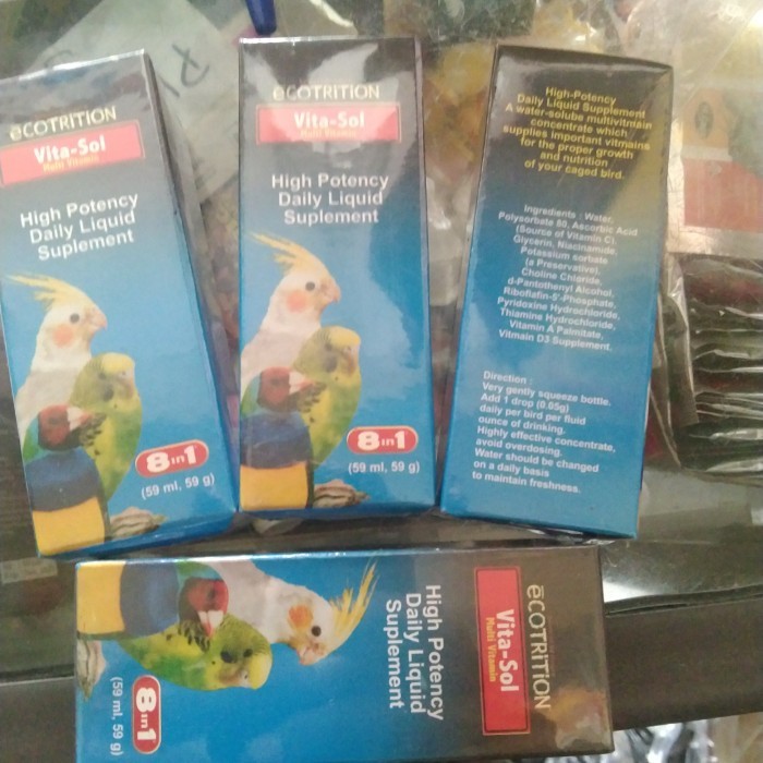 

VITASOL /VITAMIN BURUNG PRODUK IMPORT