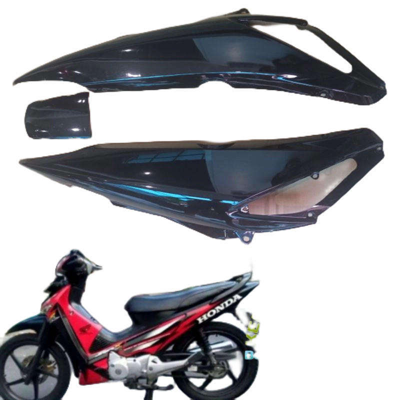body supra x 125 lama karbu hitam 2005-2008