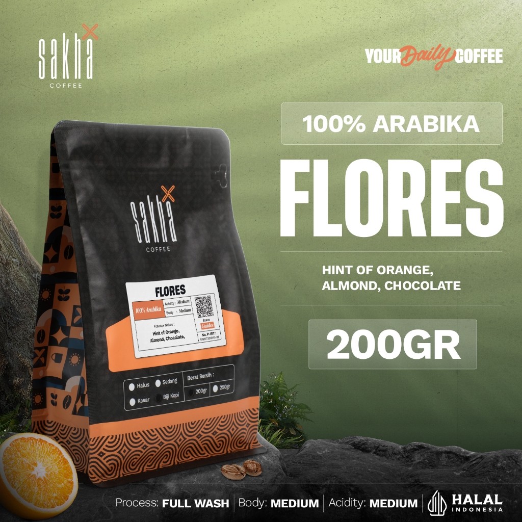 

【SAVORY】 SALE!! Biji Kopi Bubuk Arabika Flores Bajawa Arabica Coffee Beans Origin Espresso Dan Manual Brew 200gr
