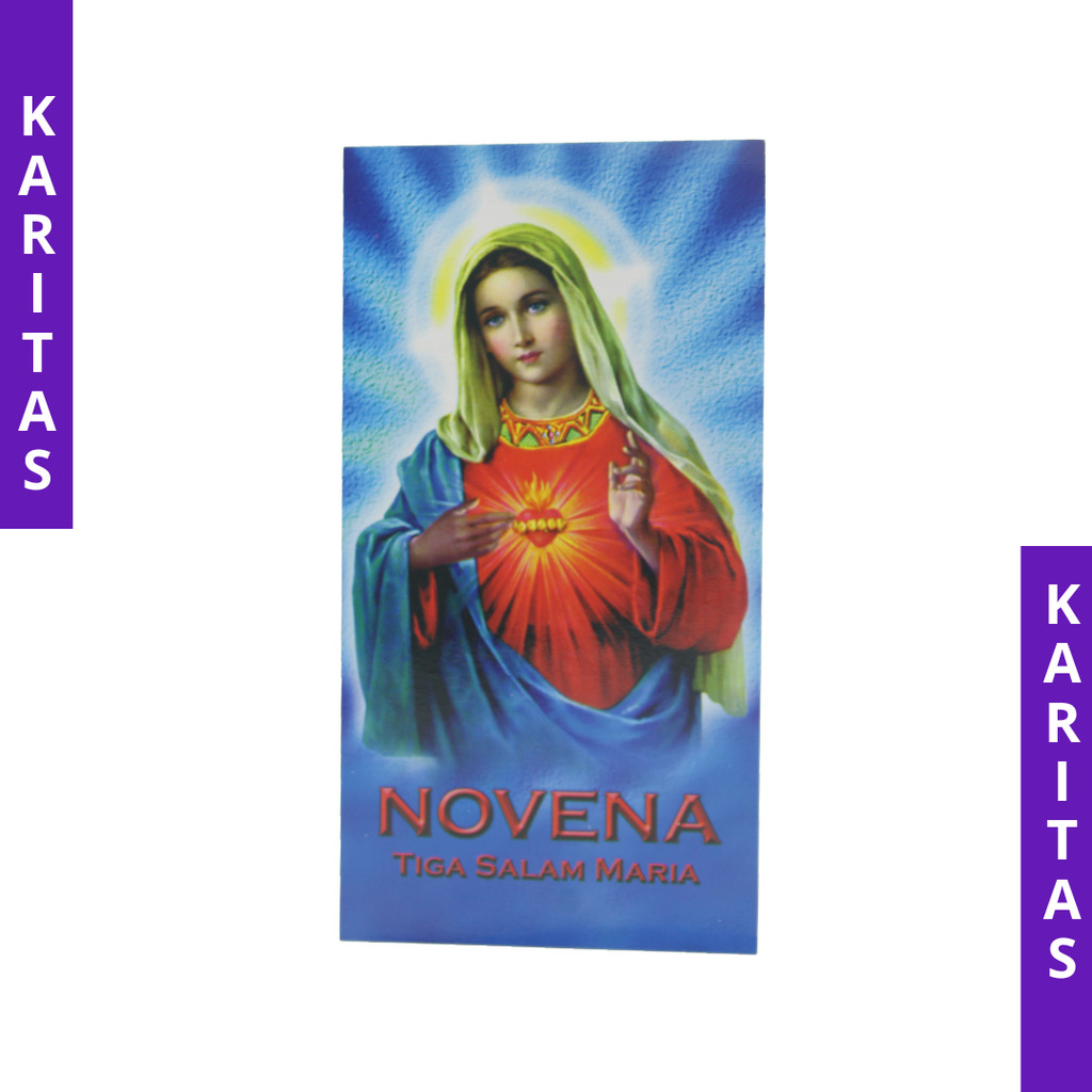 LEMBAR DOA NOVENA 3 SALAM MARIA / NOVENA TIGA SALAM MARIA / BUKU DOA KATOLIK / LEMBAR DOA ROSARIO KA