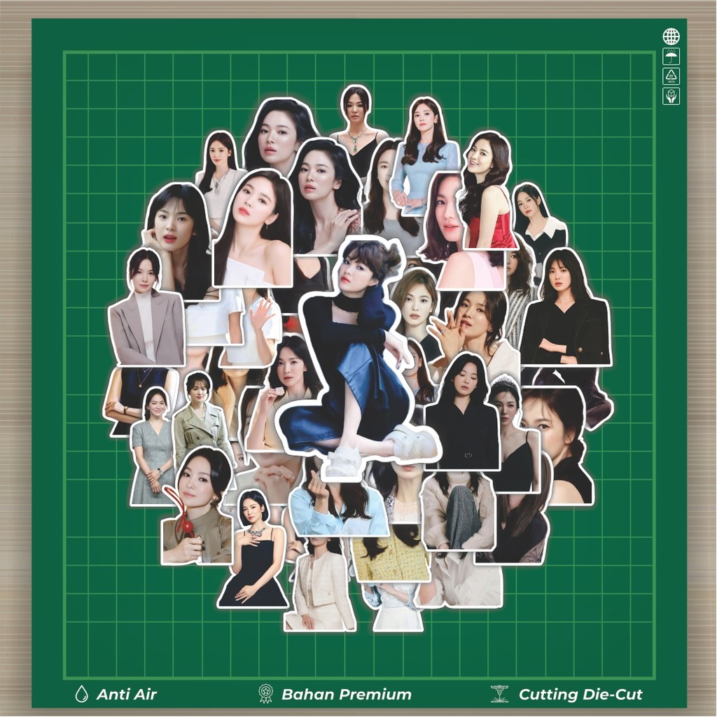 

HOT 50 PCS STIKER Stiker SONG HYE KYO Stiker Fashion Cars Decal Dingin Kartu Album Custom Vinyl Anti Air- Sticker Aesthetic Buku Journal Koper Casing HP Tablet Laptop Helm Motor Botol Minum