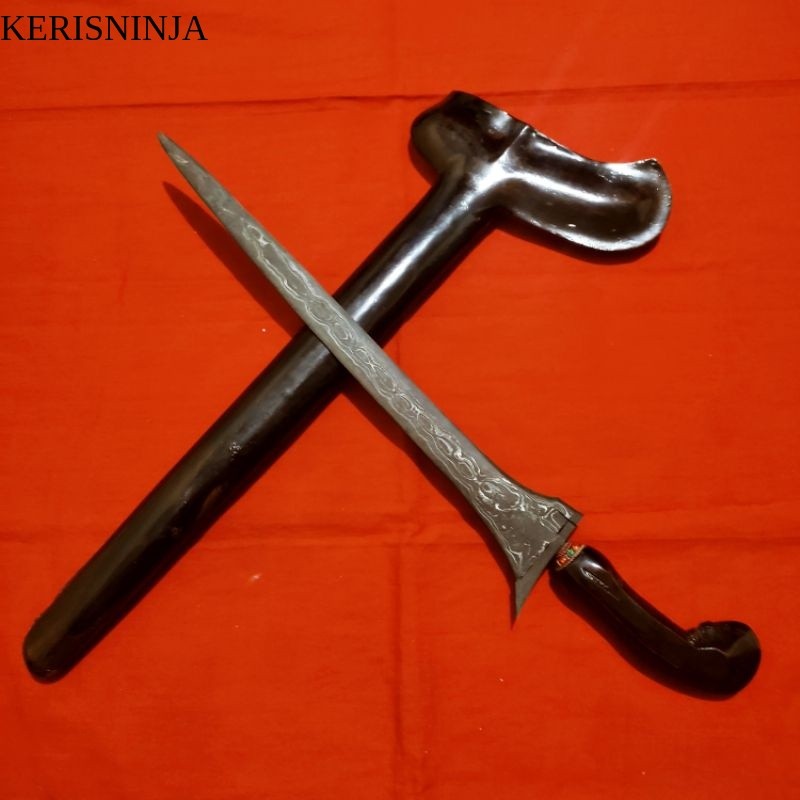 Keris Brojol Pamor Melati Tumpuk Tangguh Kamardikan Murah NJ13