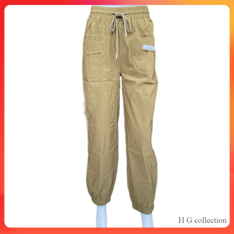 CELANA PANJANG JOGGER WANITA / CELANA JOGGER PANJANG BASIC POLOS