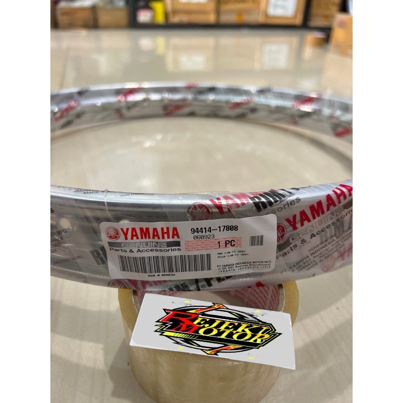 PELEG VELG LINGKAR 140-17 ORI YAMAHA MOTOR DEPAN YAMAHA DID 94414-17808 RIM VELEG PELAK PELEK VELK J