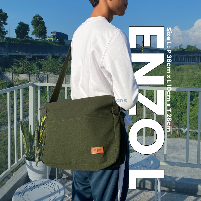 ROUJEE MADIUN - ROUJEANS - Enzo L - Tas Selempang Unisex
