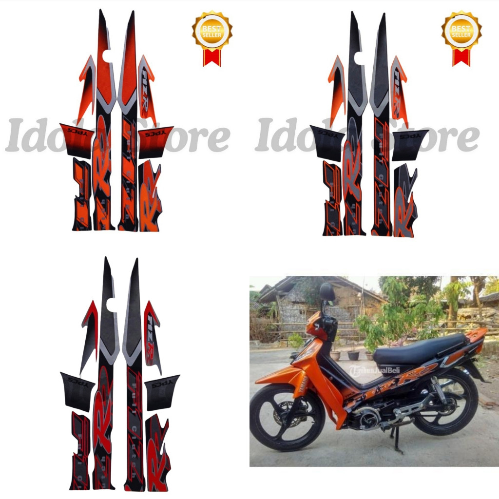 Stiker Striping Yamaha F1ZR F1 Zr 2002 Full Clutch List Body Motor Standar F1ZR 2002