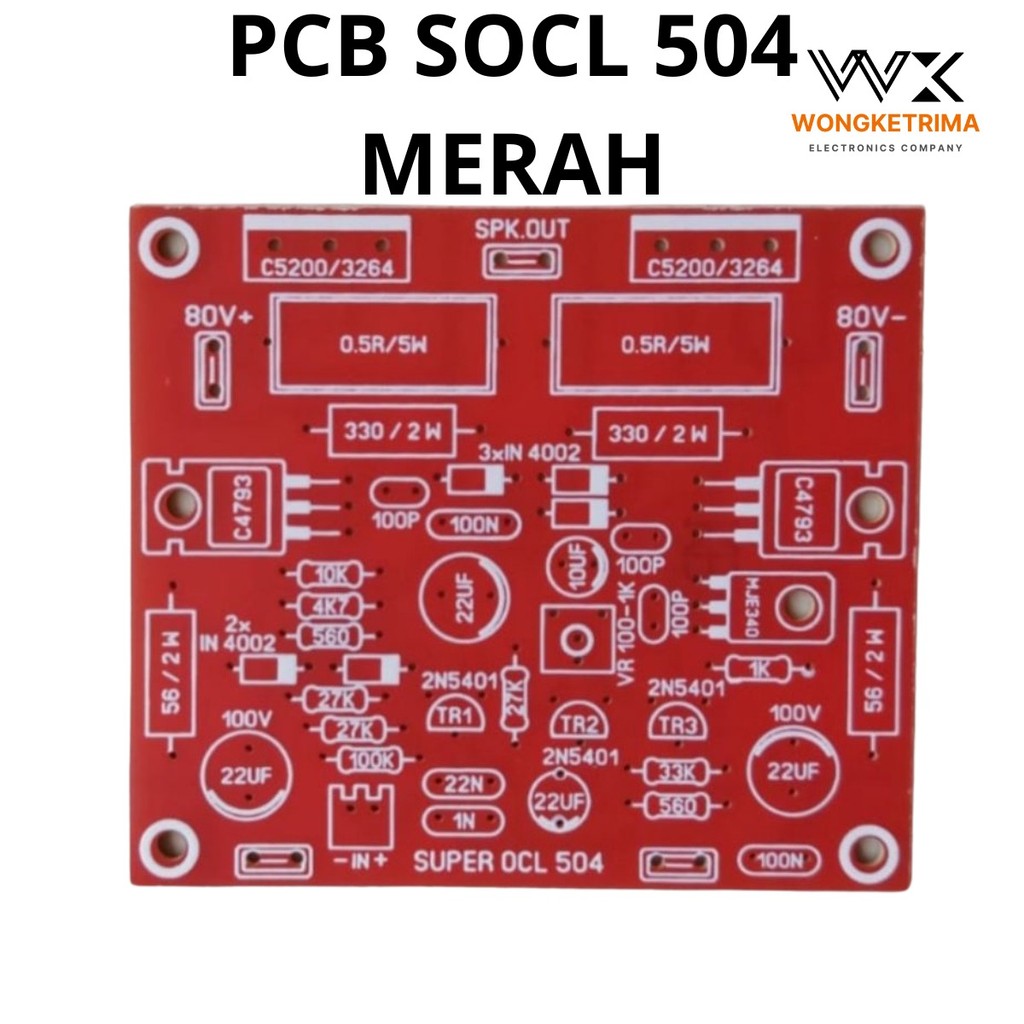 PCB DRIVER POWER SOCL 504
