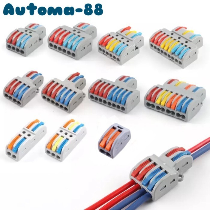 

DM99 Soket konektor sambung cabang 2-3-4-5-6-8-9 PCT SPL-42-62-63-82-84-93 - SPL-42