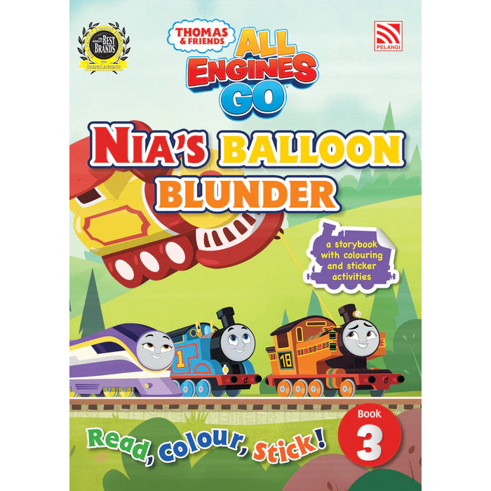 Thomas and Friends Read, Colour, Stick Book 3
