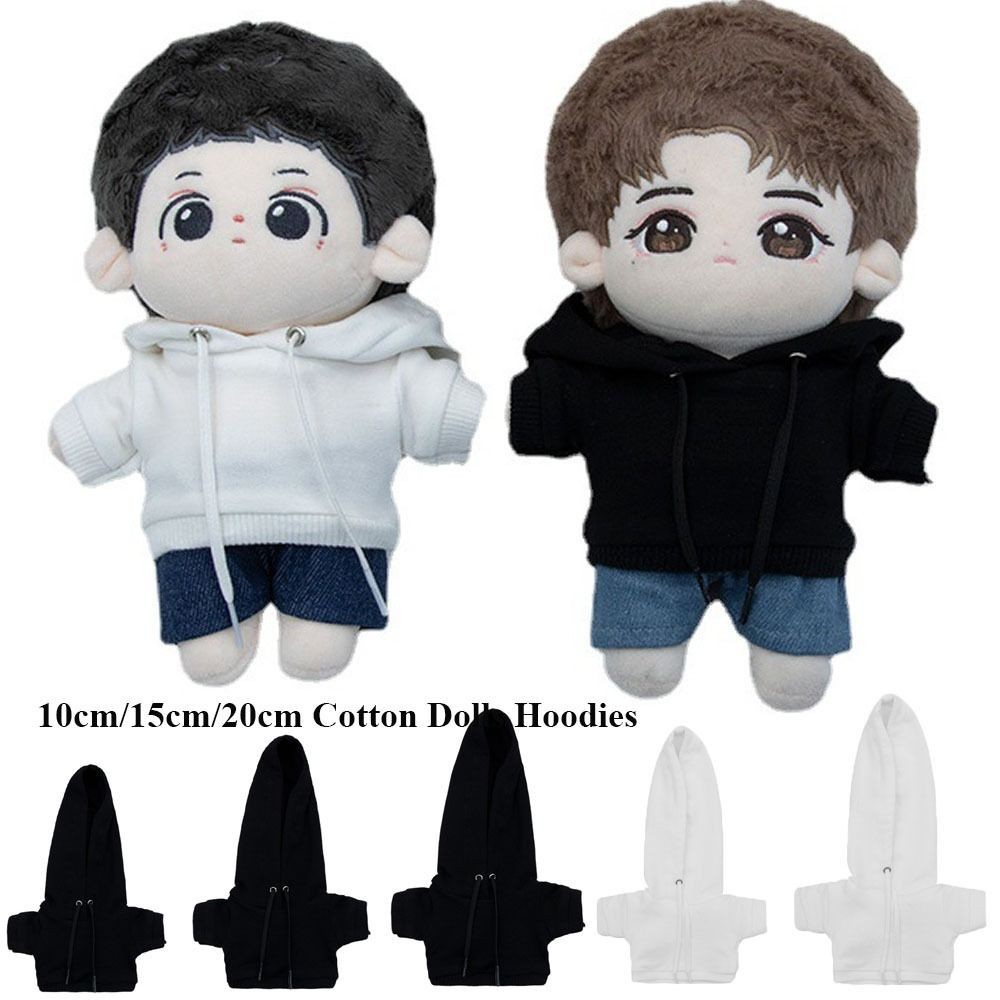 LABUBU BONEKA DOLLS HOODIES 5CM/10CM/15CM/20CM COTTON DOLLS FOR 1/12 BJD DOLLS kode