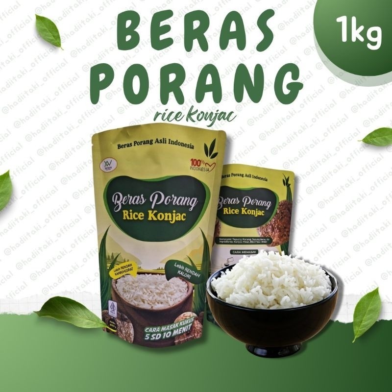 

Beras Porang 1 Kg - Shirataki/Konjac Rice