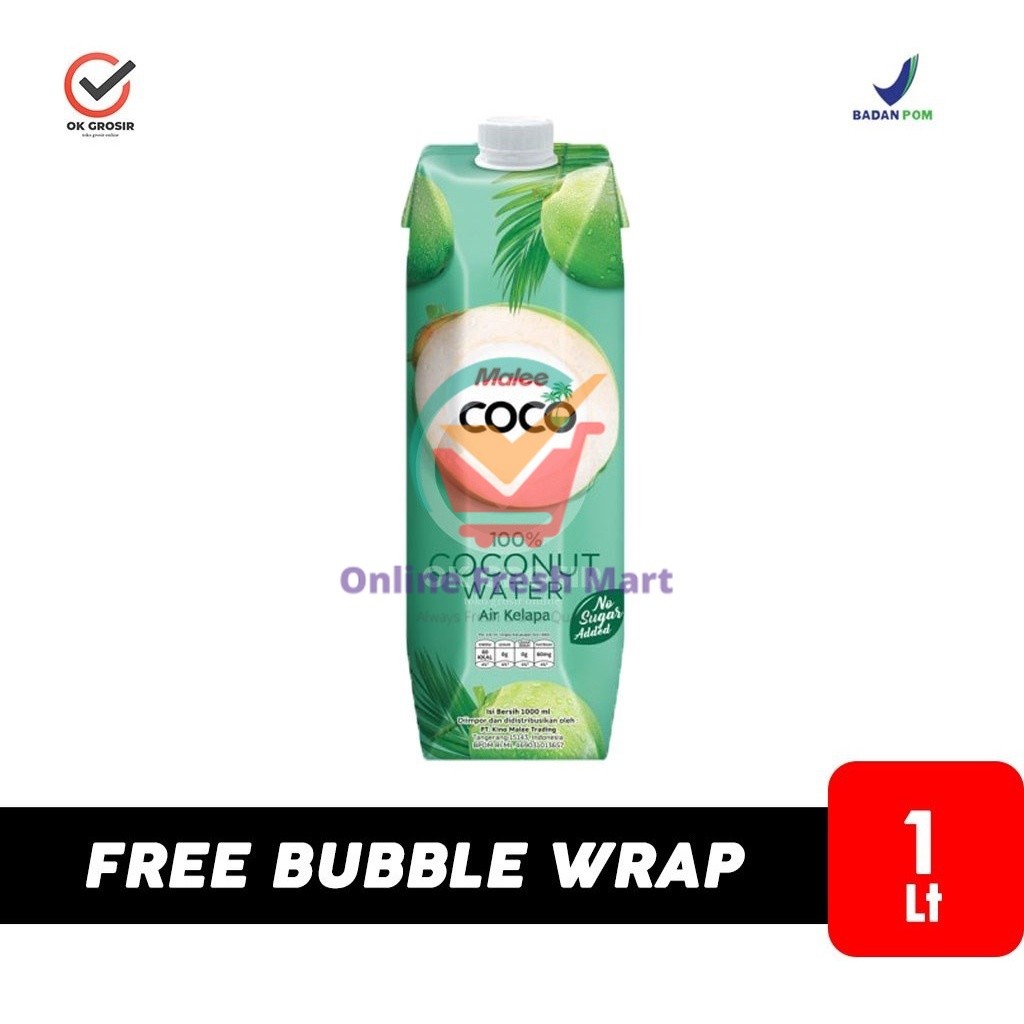 Malee Coconut Water / Air Kelapa (1 Liter) - Online Fresh Mart Denpasar
