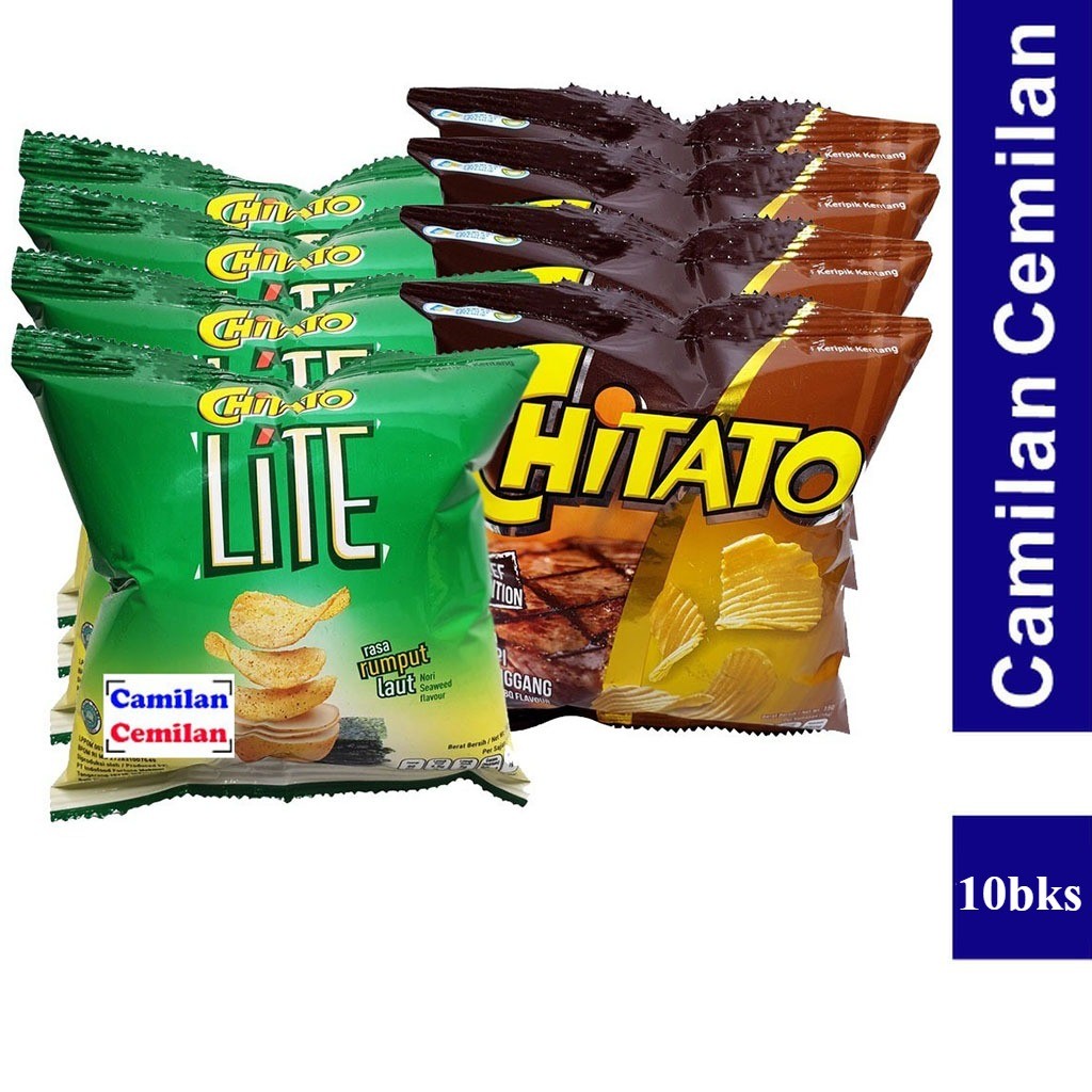 

Chitato Sapi Panggang Chitato Lite Seaweed Renceng isi 10 bks x 14 gr