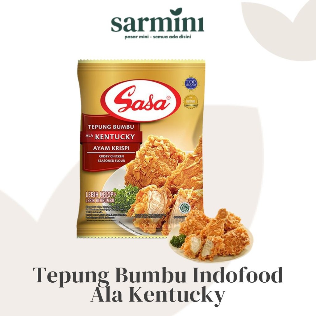 

Sasa Tepung Bumbu Ala Kentucky 200gr