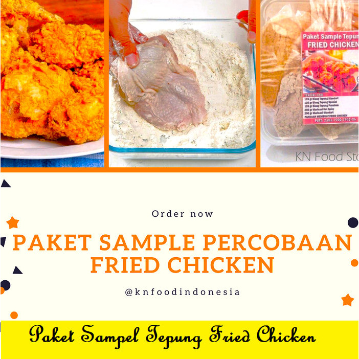 

✨NEW✨ -Tepung Bumbu Percobaan Fried Chicken / Bumbu Ayam Goreng- Paket Trial