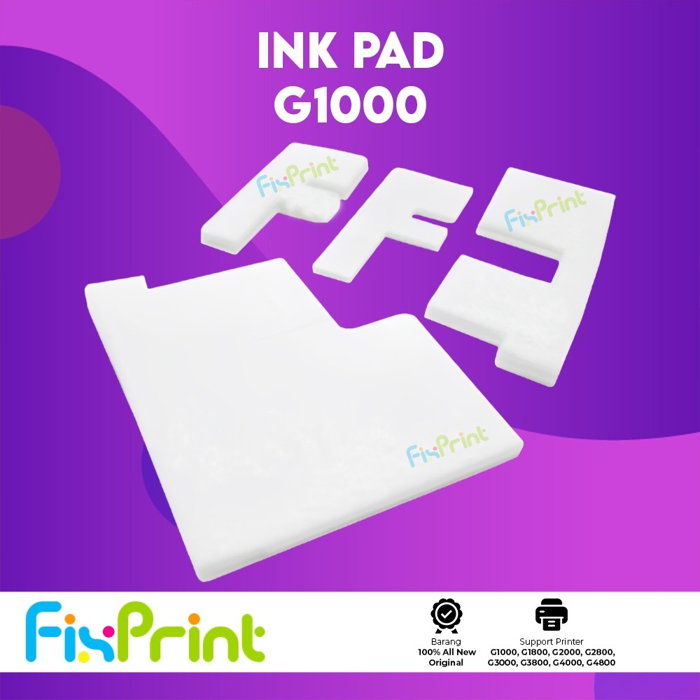 FixPrint Busa Ink Pad G1000 G2000 G1010 G2010 Busa Pembuangan Tinta Printer G3000 G4000 G2010 G3010