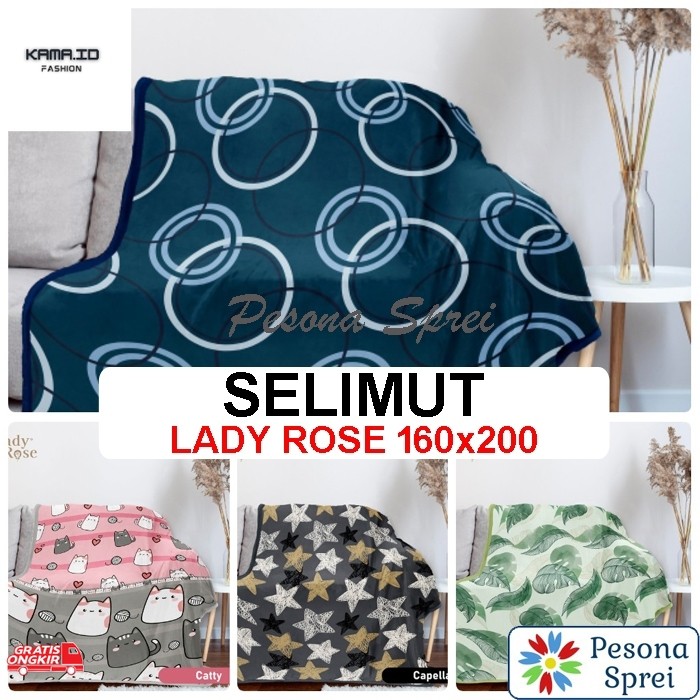 Selimut Nyaman / SELIMUT LADY ROSE 160x200 / LADY ROSE SELIMUT 160x200 / SELIMUT LADYROSE