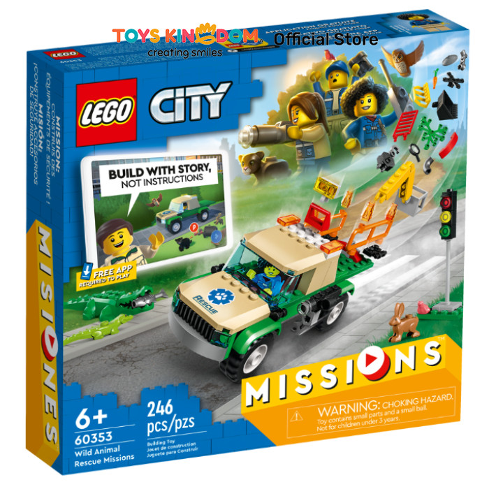 Toys Kingdom Lego City Wild Animal Rescue Missions 60353 Kids Toy Toys Block Bricks Set Mainan Menyu