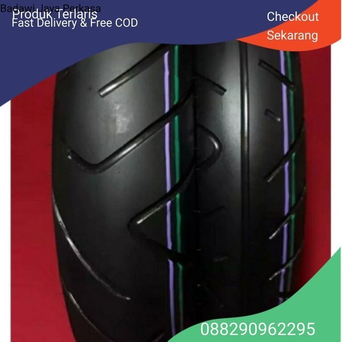 sepasang Ban motor Scoopy ring 12 donat depan belakang second
