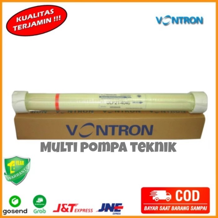 Membran Ro Vontron ULP21 4040 2000GPD Membrane Ro Vontron ULP21-4040