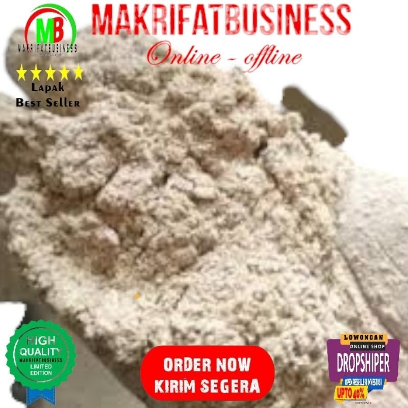 MAKRIFATBUSINESS Paket 1 Kg BEKATUL DEDAK ASLI Tanpa Campuran  Cocok Pakan Ternak Unggas Ayam Bebek 