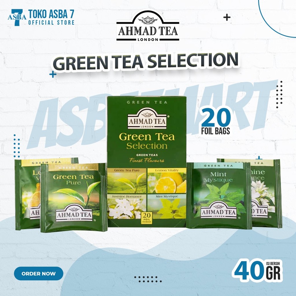 

AHMAD TEA GREEN TEA SELECTION 40G