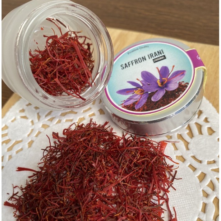 

Saffron Safron Iran Irani Original Sapron Asli Premium 1g