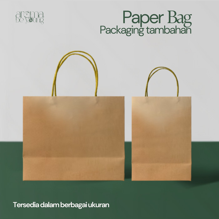 

Paper Bag Polos Tambahan | Tas Paperbag Berkualitas Tebal | Paper Bag Polos Tas Kertas Kraft Warna Cokelat Panjang dengan Tali Cocok Untuk Tambahan Packaging Shopping Bag Tas Belanja