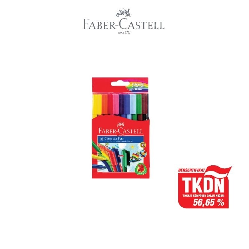 

Faber-Castell Spidol Warna Marker Connector Pen 10