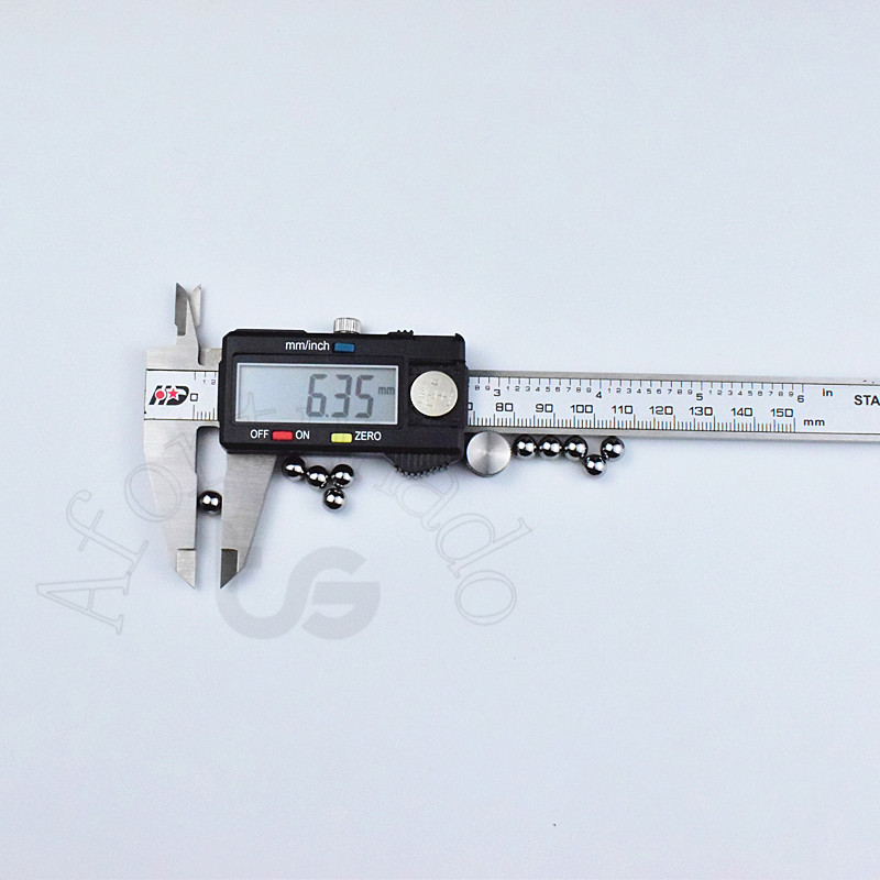 6.35 mm Chrome Steel ball 10pieces Diameter 6.35 mm ( 0.25 inch ) 10pcs/set Precision :G10-Grade