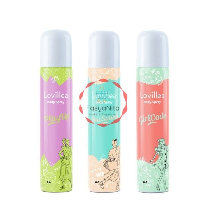 LOVILLEA Parfume Body Spray | Lovillea Parfum - Fasyanita Denpasar