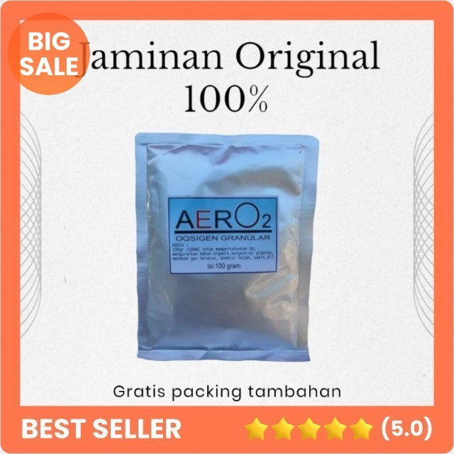 Boster Aero2 oksigen granule 100 gram / oksigen granule 100 gram / oksigen granule / oksigen kolam i