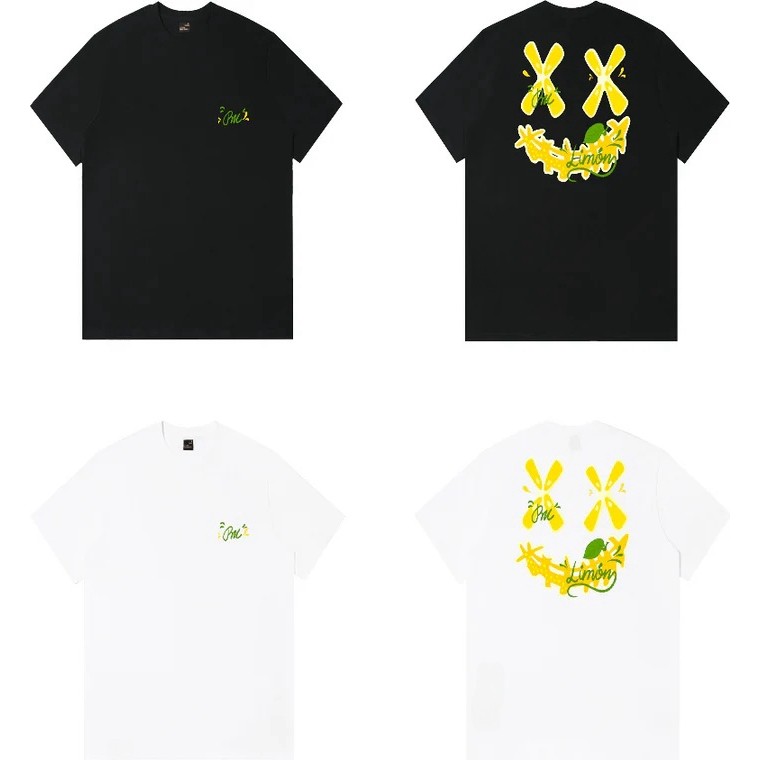【ORI】 Kaos RICKYISCLOWN tshirt FRUIT PARADISE -LEMON JOKER SMILEY TEE