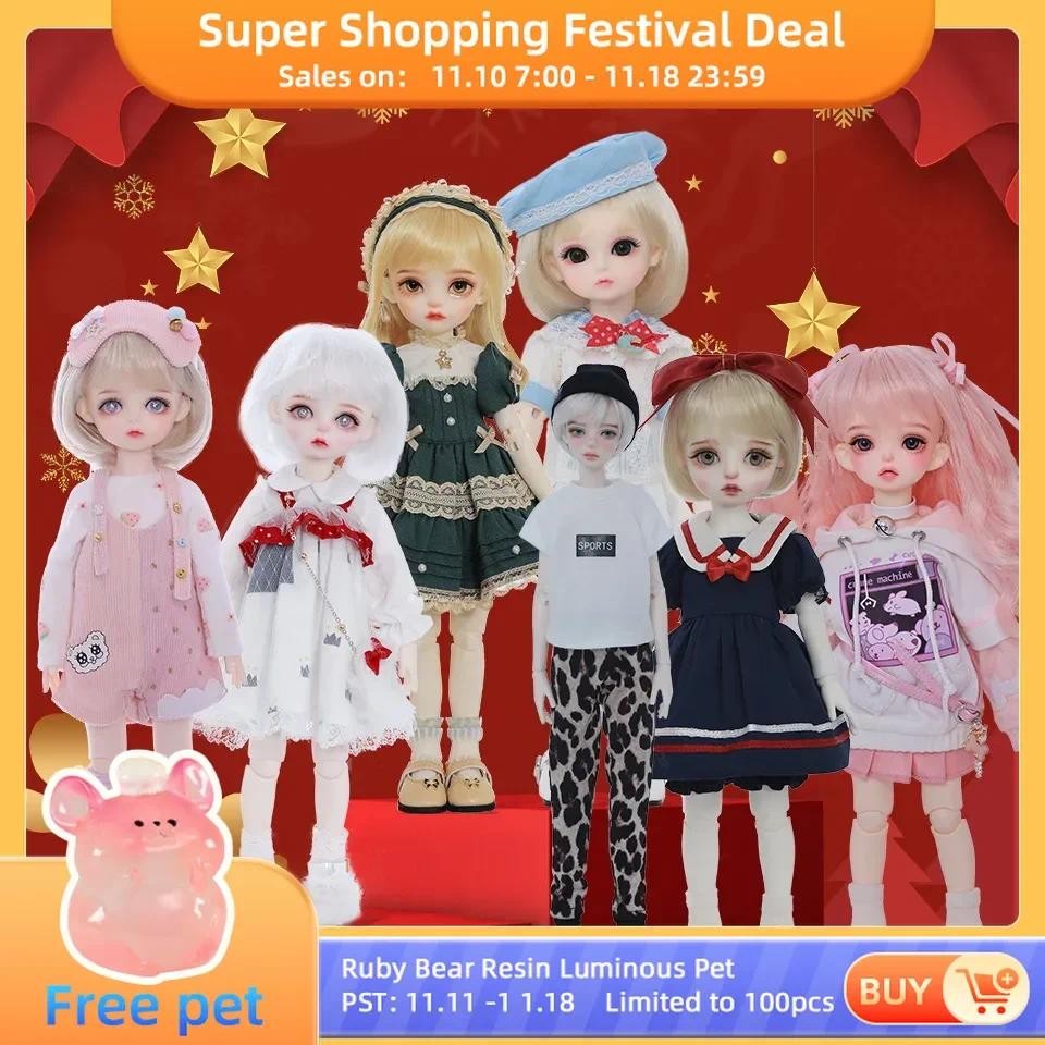 

BJD Doll 1/6 Resin Doll Special Sale Limited Quantity Of Preferred Warehouse Kids Toys Blythe Dolls Fast Shipping Served Dolls