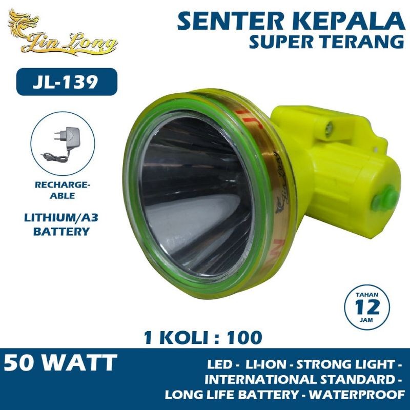 Senter kepala jinlong Jl 139