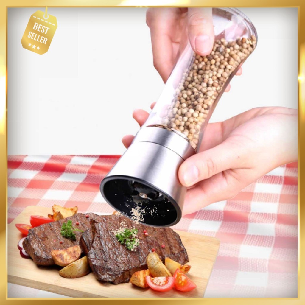 Leten Alat Penggiling Biji Lada Spices Pepper Mill Grinder - 9179