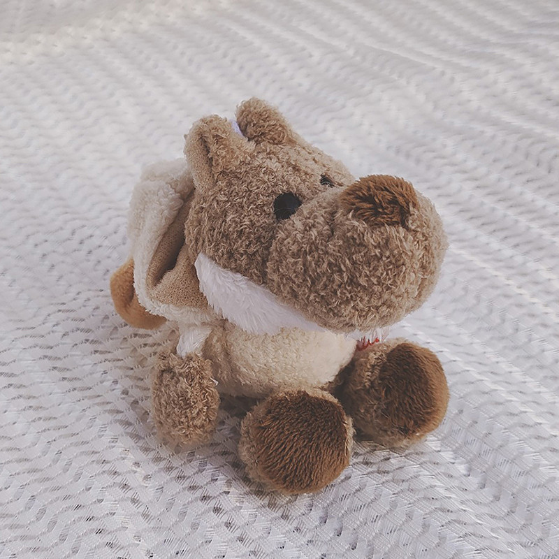 

10cm Cute Fluffy Fur Wolf Keychain Women's Plush Animal Keychain Women Party Doll Girls Gift Plush Keychain Bag Car Accessories