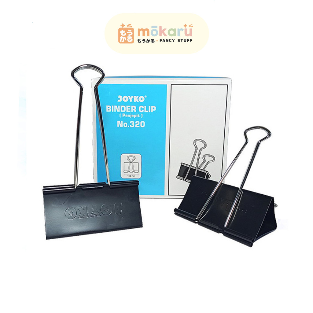 

Joyko Binder Clip 320 Pengarsip Dokumen Penjepit Kertas Penjilid Ukuran Besar